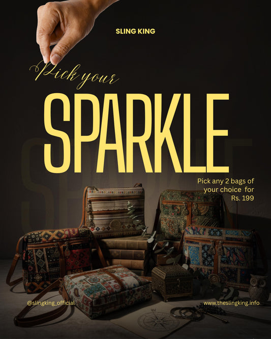 Pick Your Sparkle with Sling King: Two Bags, One Incredible Price