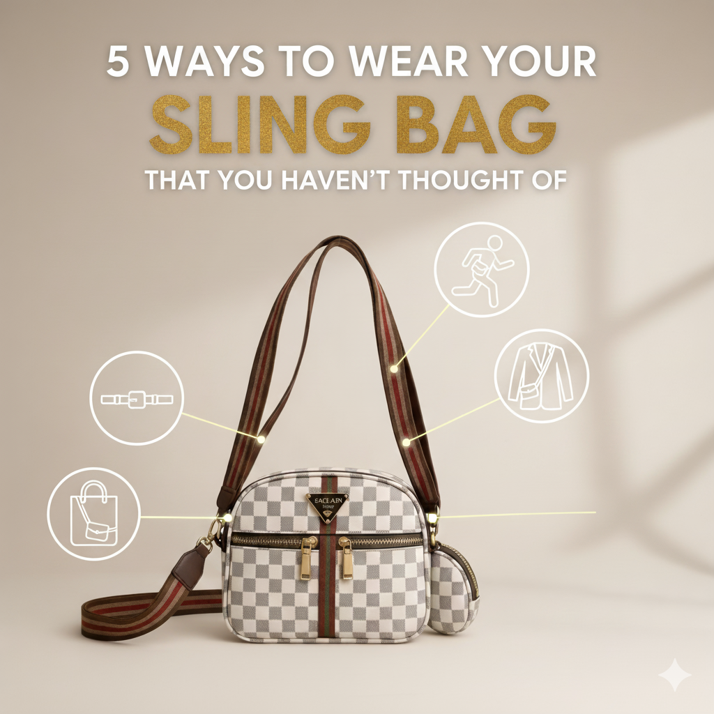 Beyond the Shoulder: 5 Creative Ways to Style Your Sling Bag for Ultimate Versatility